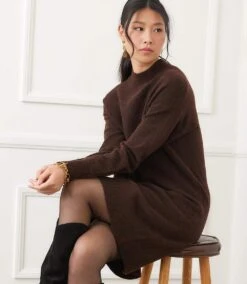Mock Neck Sweater Dress -Karen Kane Store 04F16817 44BE 4F94 BCA8 A645754C0F6B