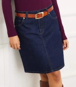 Denim Short Skirt