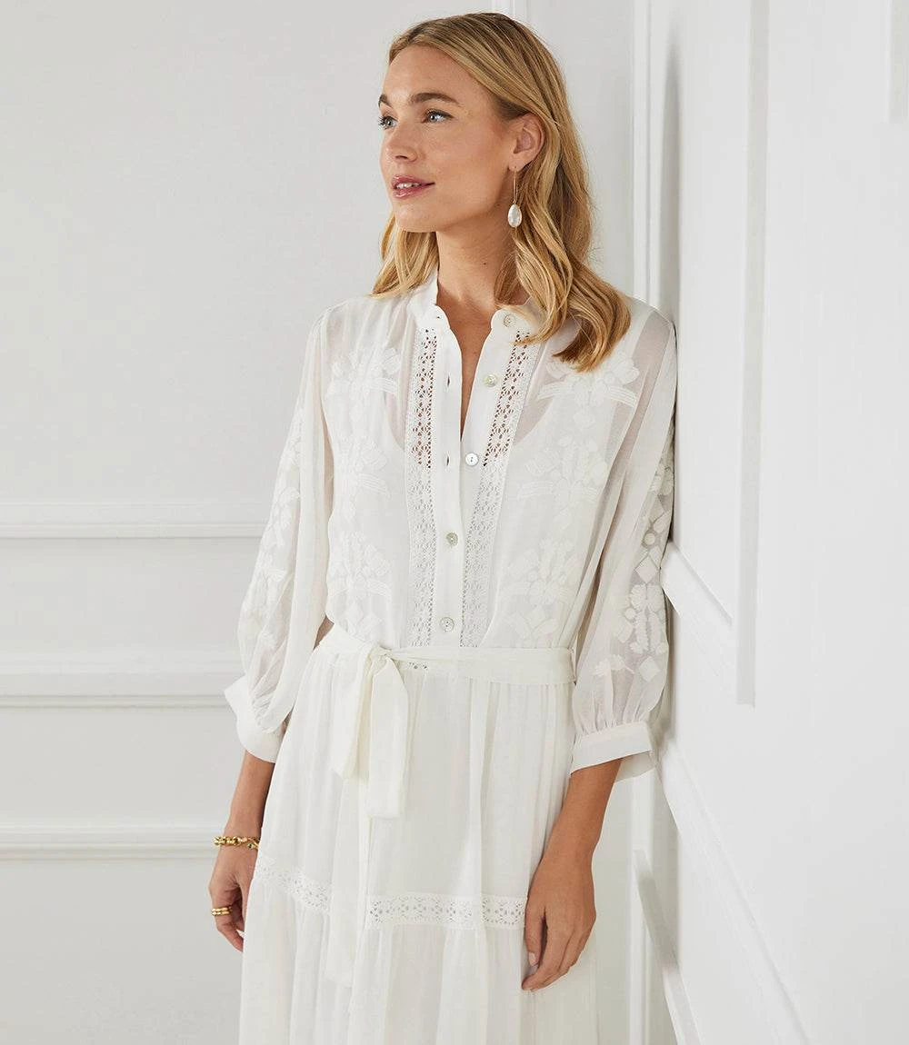 Embroidered Tiered Dress 19 Embroidered Tiered Dress - Image 19