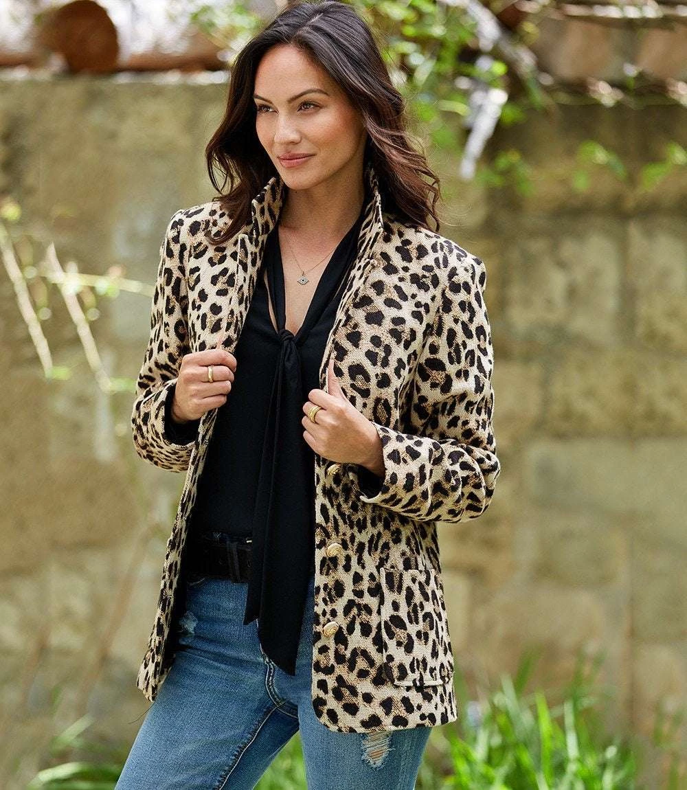 Animal Jacquard Blazer 9 Animal Jacquard Blazer - Image 9