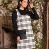 Plaid Shift Dress