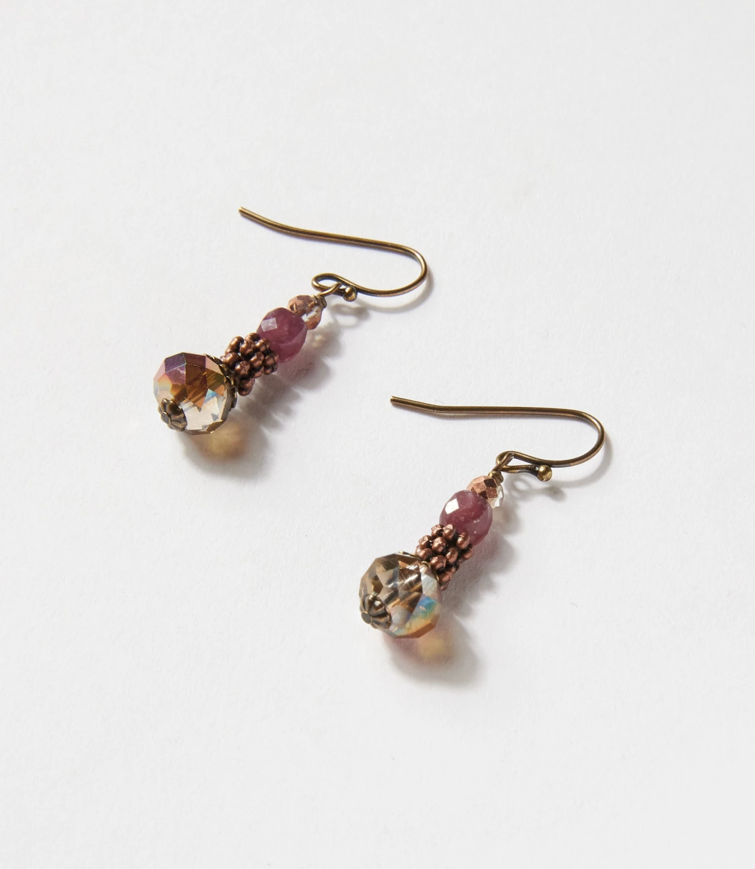 Crystal Dangle Earrings 3 Crystal Dangle Earrings - Image 3