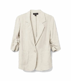 Ruched Sleeve Jacket -Karen Kane Store 1FA8BCD5 0955 4537 A234 126B0CEE99B4