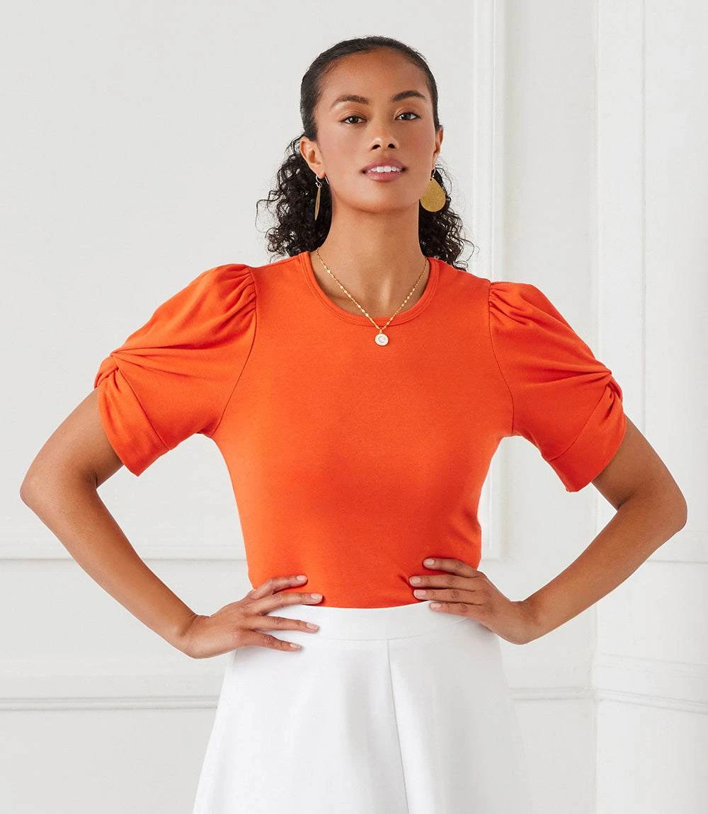 Twist Sleeve Top 1 Twist Sleeve Top
