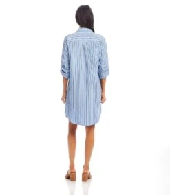 Stripe Shirtdress -Karen Kane Store 1L06401 STP karenkane 2025 Spring 00 3