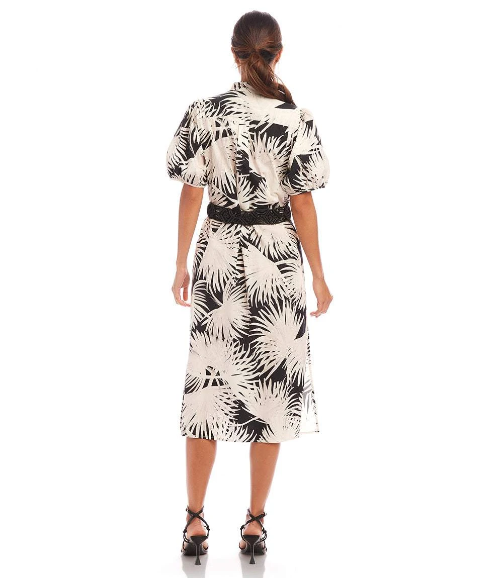 Puff Sleeve Midi Shirtdress 4 Puff Sleeve Midi Shirtdress - Image 4