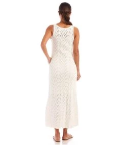 Sleeveless Crochet Midi Dress -Karen Kane Store 1L70246 OWH karenkane 2025 Spring 00 3