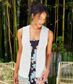 Open Sweater Vest