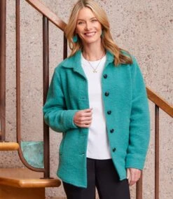 Brushed Shirt Jacket