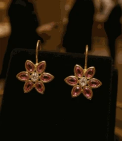 Floral Gemstone Earrings -Karen Kane Store 21E4841A BEA1 495A BB77 3118B0A27948