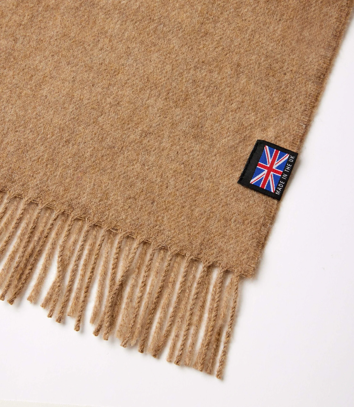 Merino Wool Fringed Scarf 4 Merino Wool Fringed Scarf - Image 4