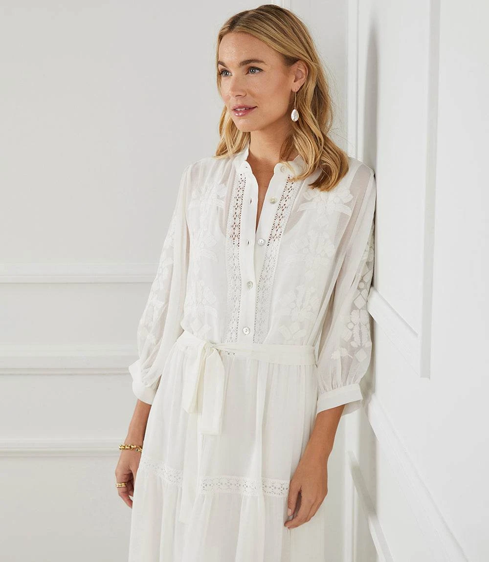 Embroidered Tiered Dress 18 Embroidered Tiered Dress - Image 18