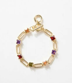 Multicolor Gemstone Bracelet