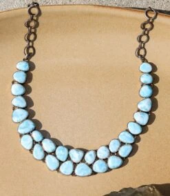 Larimar Station Necklace 11 Larimar Station Necklace -Karen Kane Store 2J9A1001 2