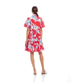 Puff Sleeve Tiered Shirtdress -Karen Kane Store 2L22400 PRT karenkane 2025 Summer 00 3