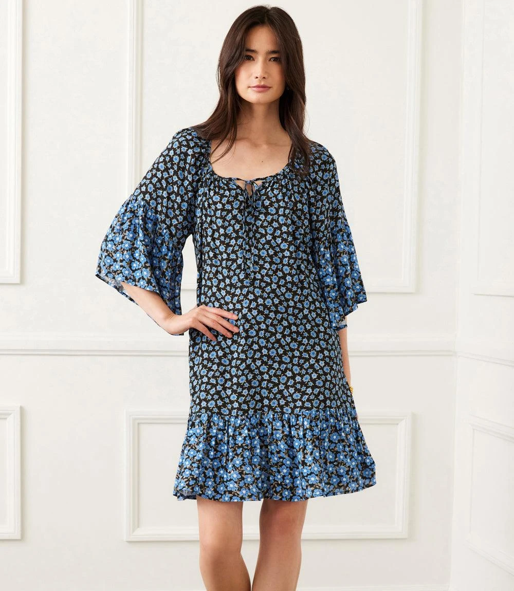 Contrast Ruffle Hem Dress 7 Contrast Ruffle Hem Dress - Image 7