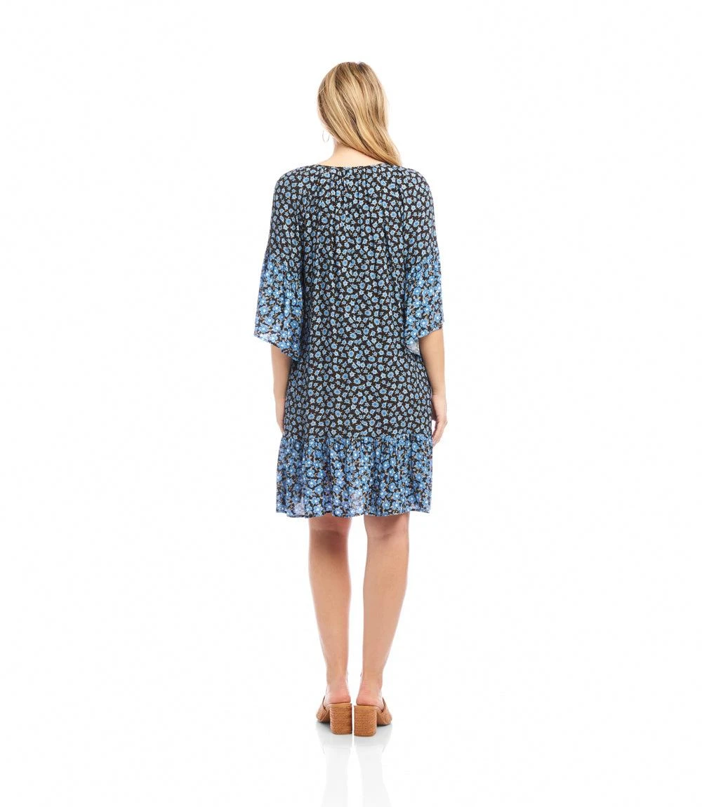 Contrast Ruffle Hem Dress 5 Contrast Ruffle Hem Dress - Image 5