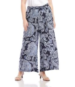Plus Size Wide-Leg Pants