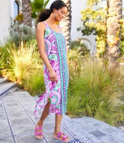 Side-Slit Tank Dress