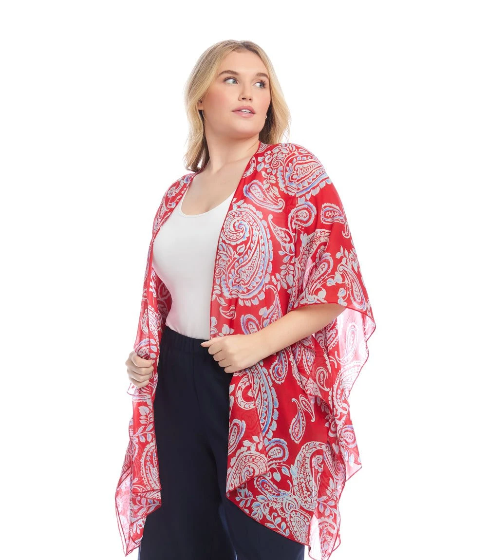 Plus Size Open Front Jacket 2 Plus Size Open Front Jacket - Image 2