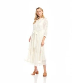 Embroidered Tiered Dress 28 Embroidered Tiered Dress -Karen Kane Store 2L39200 OWH KK 2025 Summer 00 5