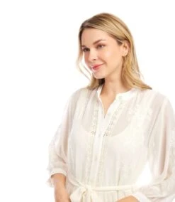 Embroidered Tiered Dress 30 Embroidered Tiered Dress -Karen Kane Store 2L39200 OWH KK 2025 Summer 00 7