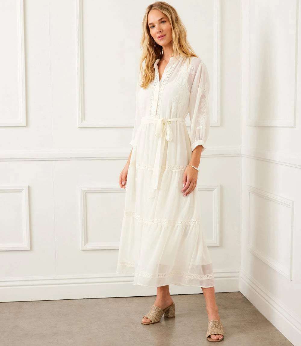 Embroidered Tiered Dress 12 Embroidered Tiered Dress - Image 12