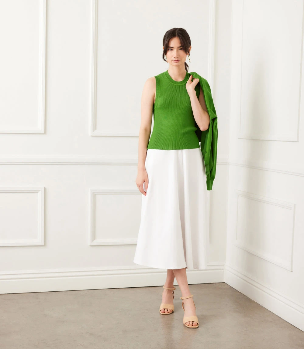 Sleeveless Ribbed Sweater Tank 1 Sleeveless Ribbed Sweater Tank