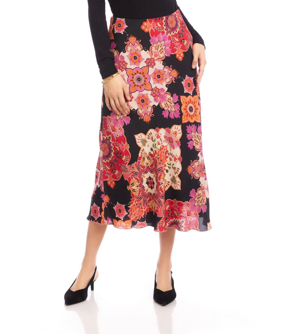 Petite Size Bias Cut Midi Skirt 2 Petite Size Bias Cut Midi Skirt - Image 2