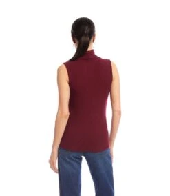 Ribbed Turtleneck Tank -Karen Kane Store 3L56012 WIN karenkane 2025 fall 00 3