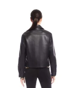 Faux Leather Cropped Jacket 20 Faux Leather Cropped Jacket -Karen Kane Store 3L69901 BLK karenkane 2025 fall 00 9