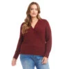 Plus Size Wrap Sweater