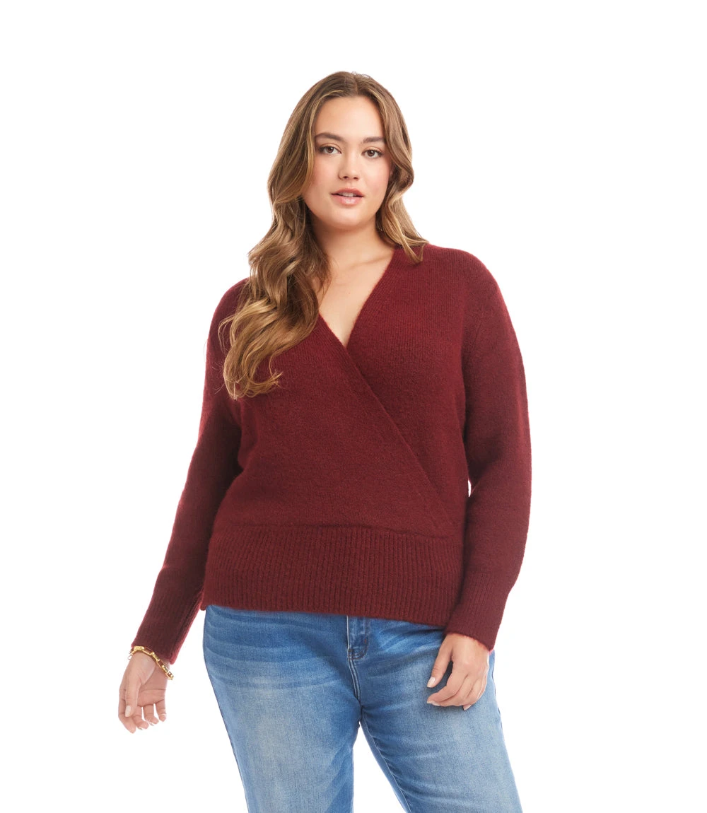Plus Size Wrap Sweater 1 Plus Size Wrap Sweater