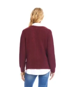 Layered Sweater -Karen Kane Store 3N89163 WIN karenkane 2025 fall 00 4