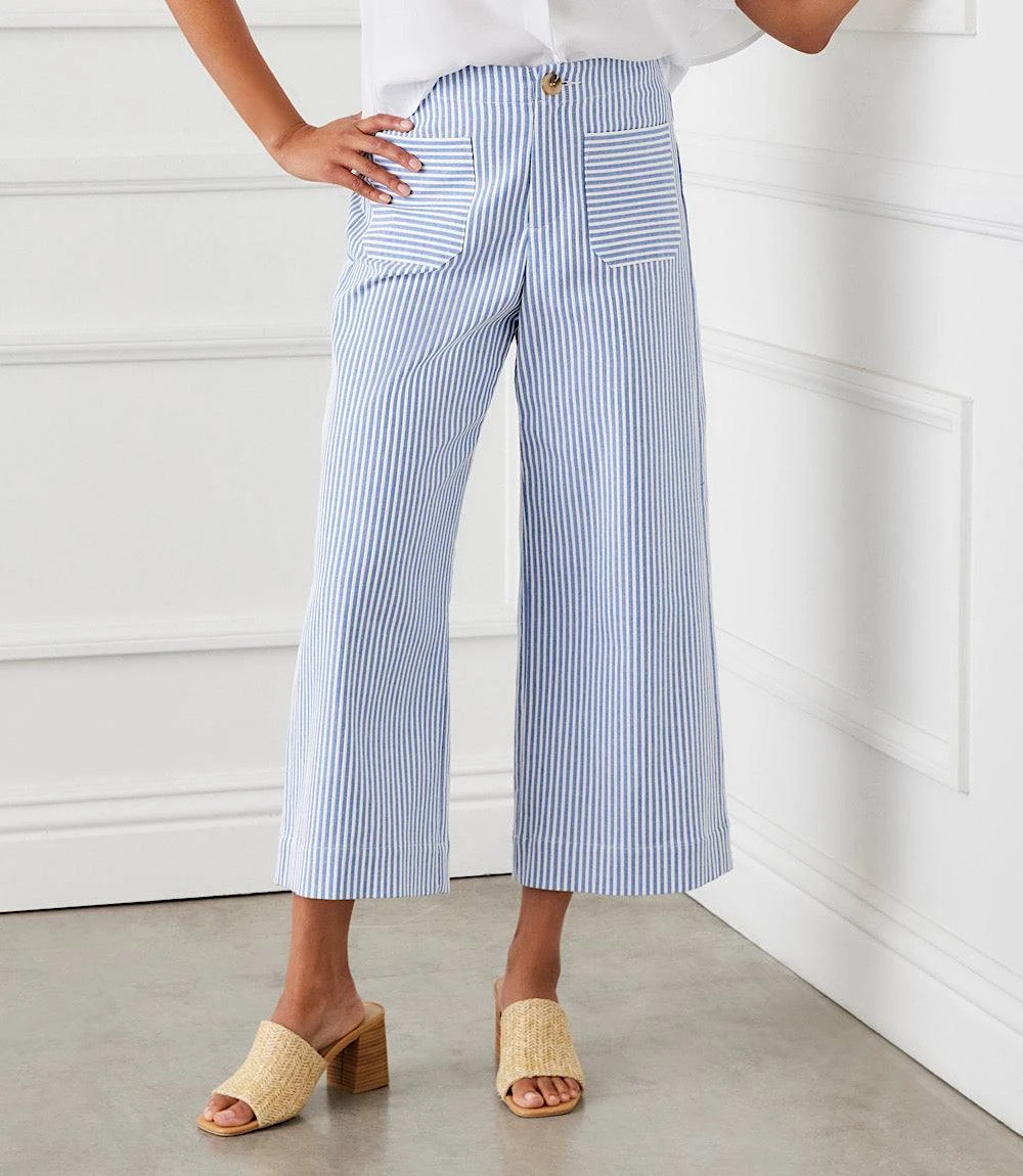 Stripe Cropped Pants 1 Stripe Cropped Pants