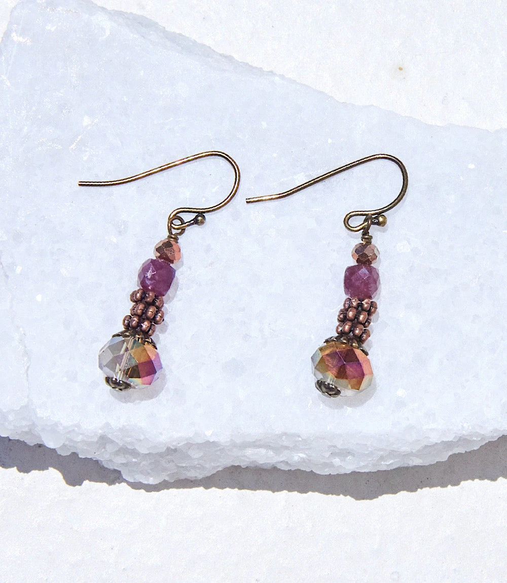 Crystal Dangle Earrings 1 Crystal Dangle Earrings