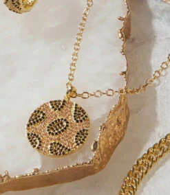 Leopard Crystal Necklace -Karen Kane Store 4711CC4B C3A4 439B 9896 601BCF6C651B