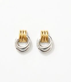 Forget Me Knot Hoop Earrings