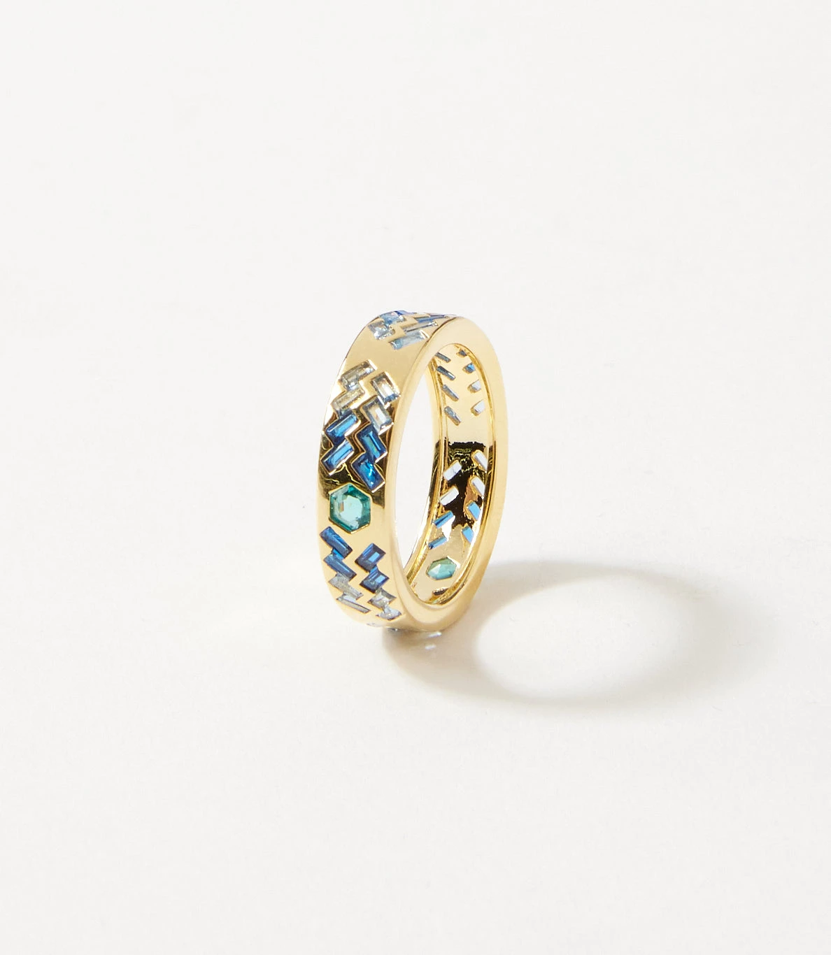 Crystal Inlay Ring 5 Crystal Inlay Ring - Image 5