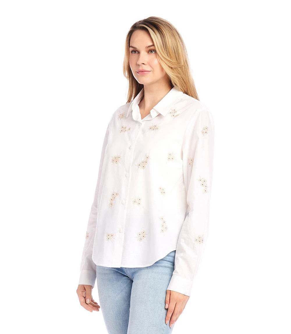 Embellished Button Up Shirt 4 Embellished Button Up Shirt - Image 4