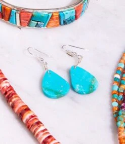 Turquoise Stone Earrings