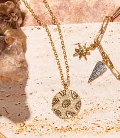 Leopard Crystal Necklace -Karen Kane Store 5C3D2B65 70F8 4342 8FA2 77C03AE96F4B