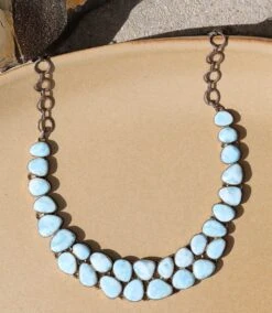 Larimar Station Necklace 17 Larimar Station Necklace -Karen Kane Store 5EDEA885 D5BE 46B4 BF76 9DEE9E9E681B