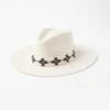Hand-Beaded Wool Rancher Hat