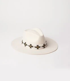 Hand-Beaded Wool Rancher Hat -Karen Kane Store 64E0B970 C6B5 4799 B56A 921FE030CDB7
