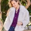 Cropped Faux Fur Jacket