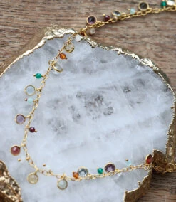 Multi Color Gemstone Necklace 12 Multi Color Gemstone Necklace -Karen Kane Store 8C7EBEC7 AFE6 4D4B 8267 6EB24C257603