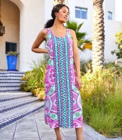 Side-Slit Tank Dress -Karen Kane Store 9760FD2E CBE7 4872 A48C 7FF5C5E9E221