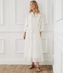 Embroidered Tiered Dress 35 Embroidered Tiered Dress -Karen Kane Store B4612814 6351 462B B98E 7F235D1F465C