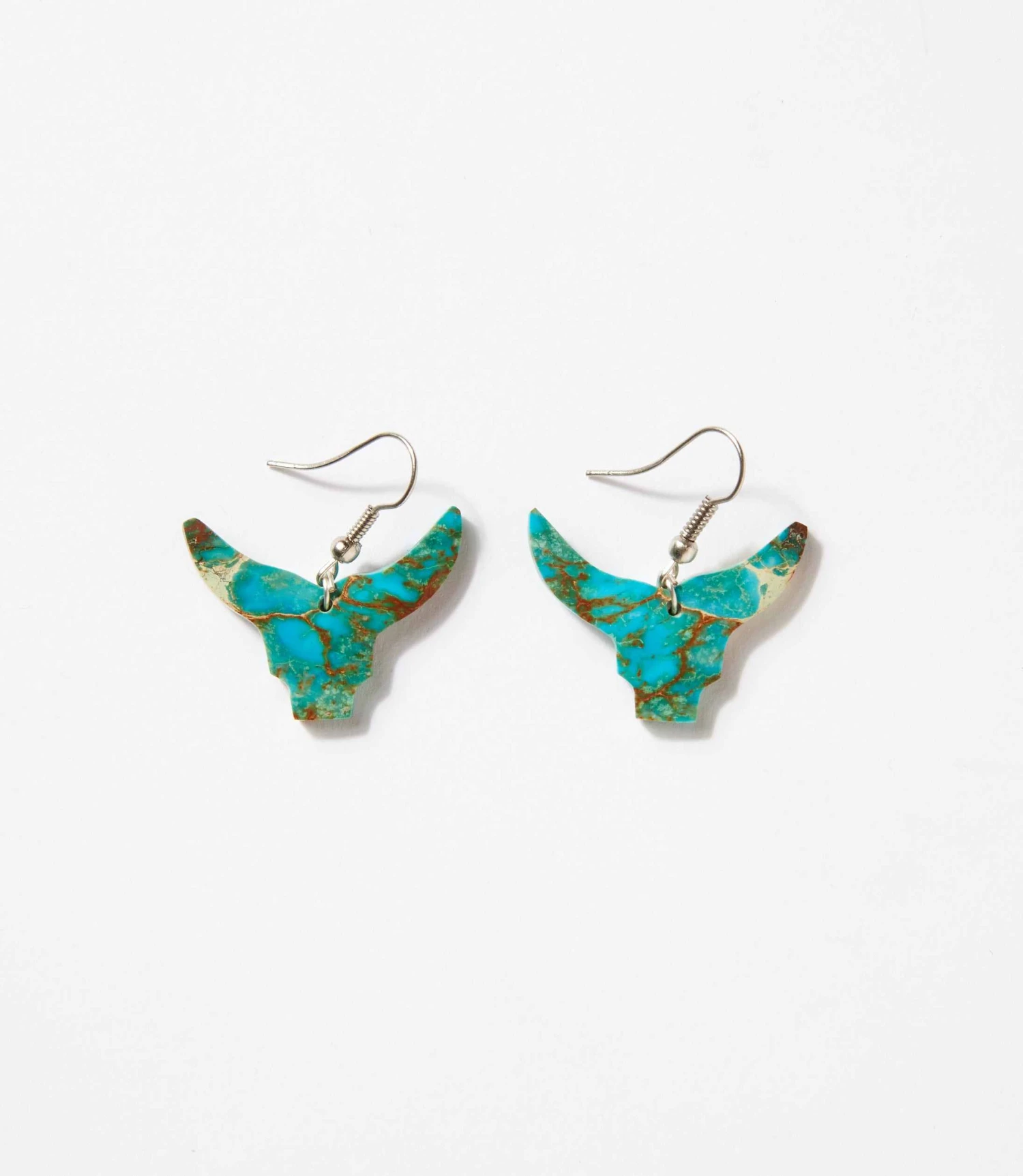 Longhorn Turquoise Earrings 4 Longhorn Turquoise Earrings - Image 4